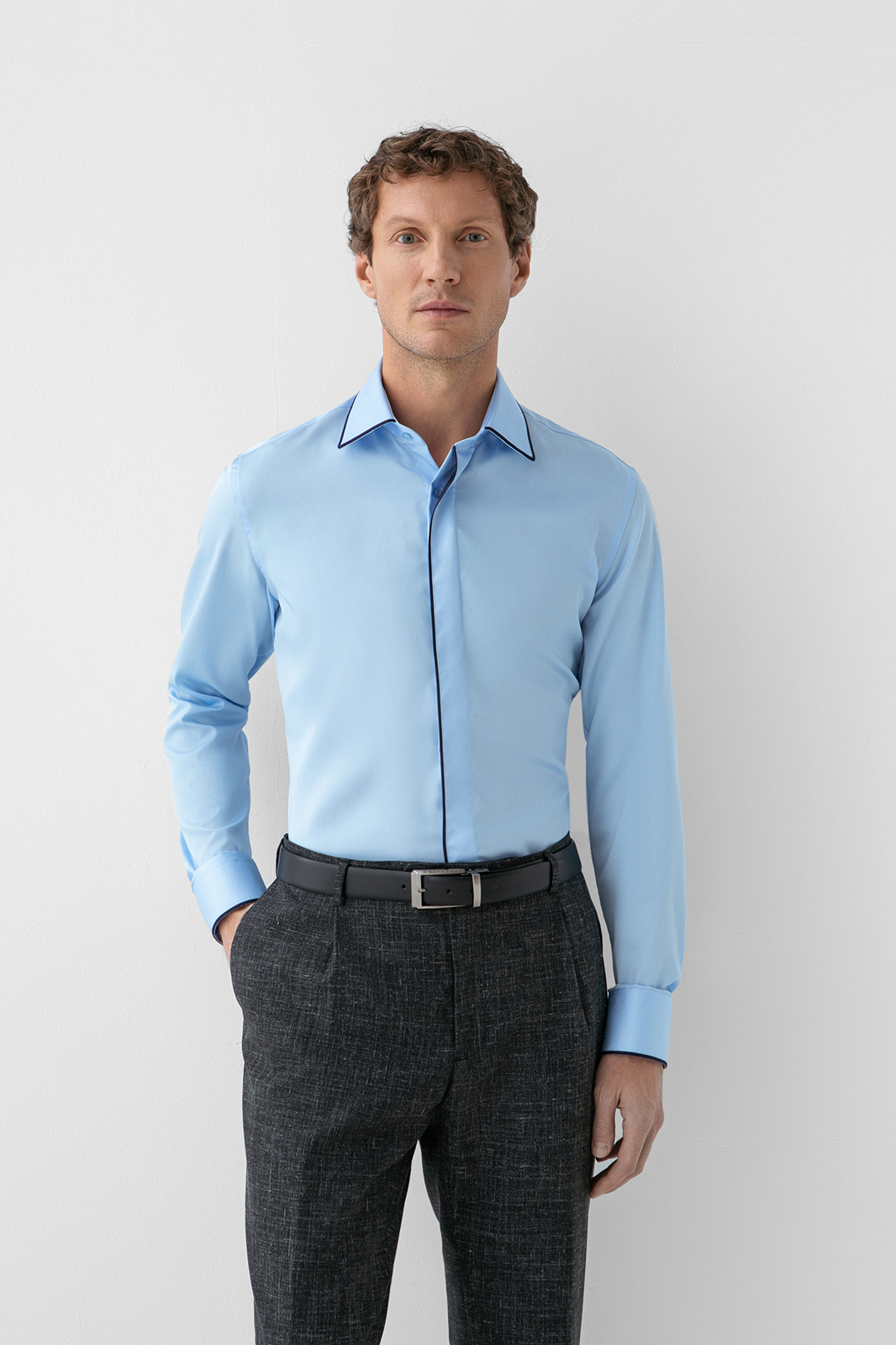 Сорочка из хлопка, легкая в уходе