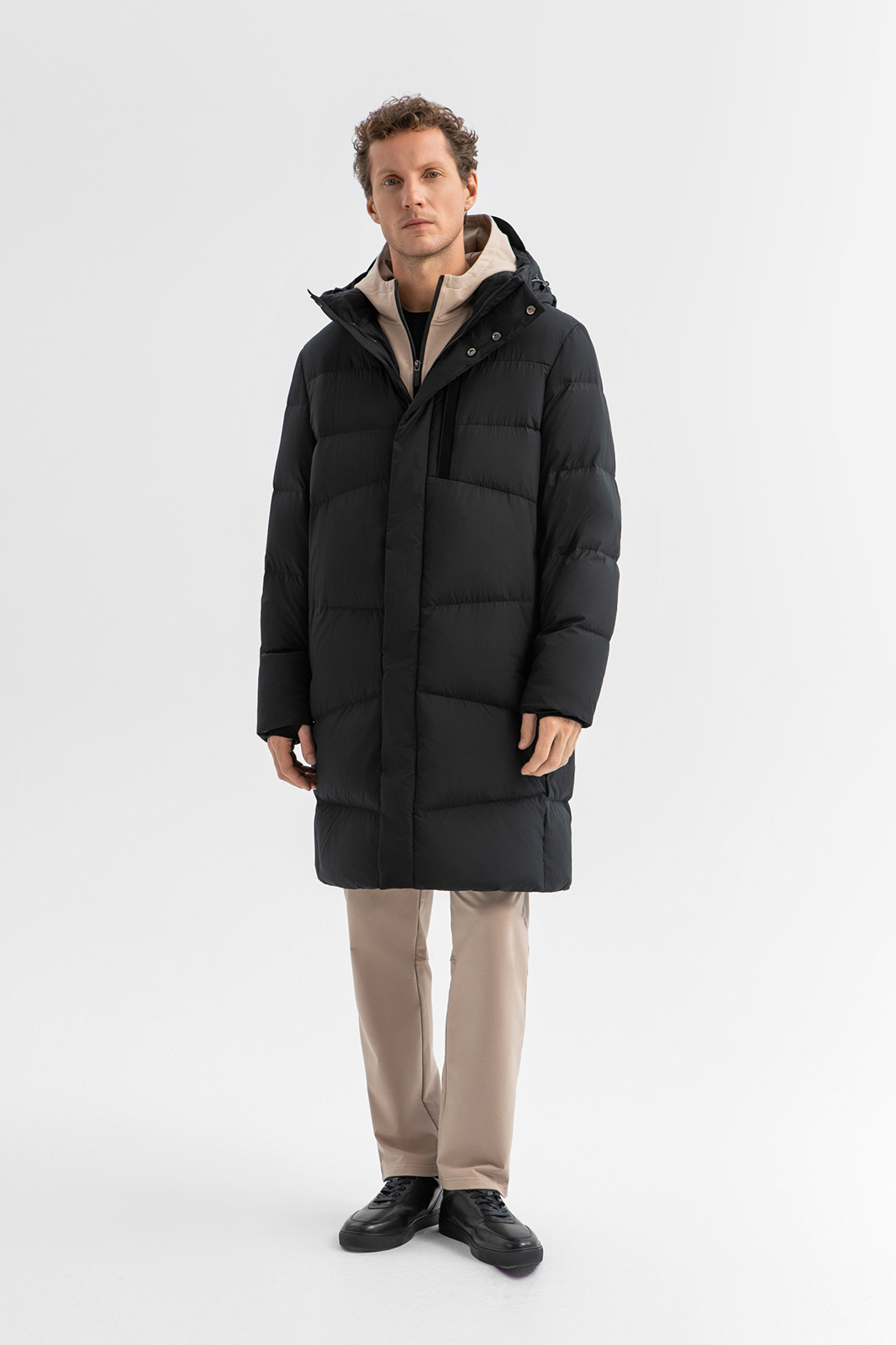 Пуховик с водоотталкивающей обработкой