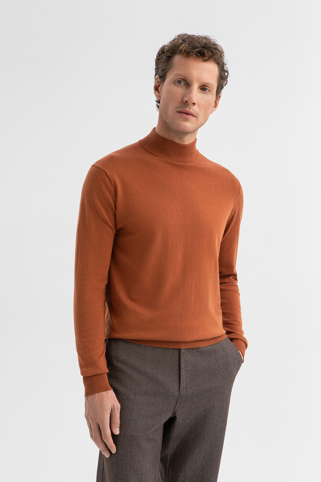 Водолазка из хлопка и кашемира