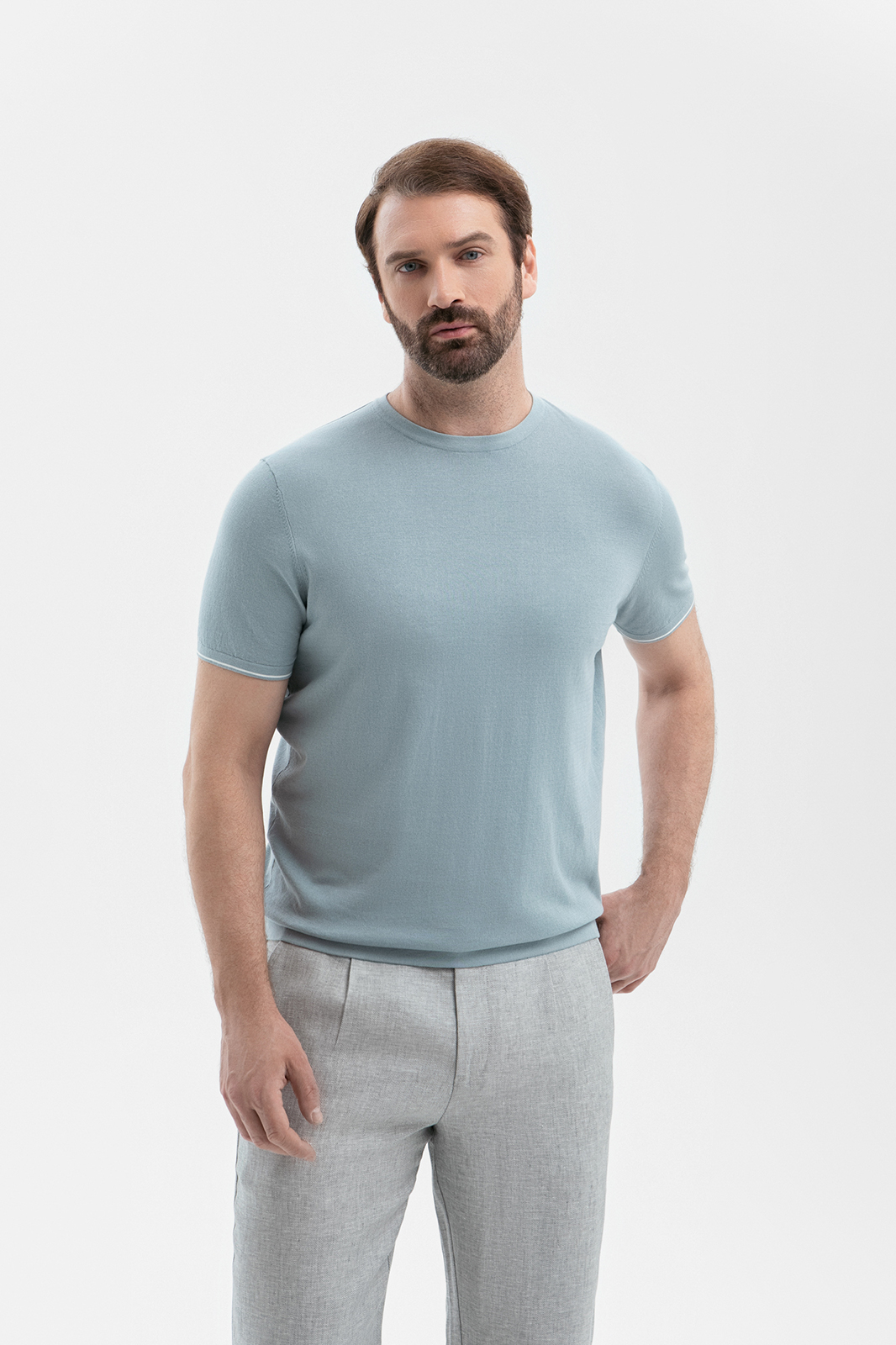 Джемпер из хлопка Пима