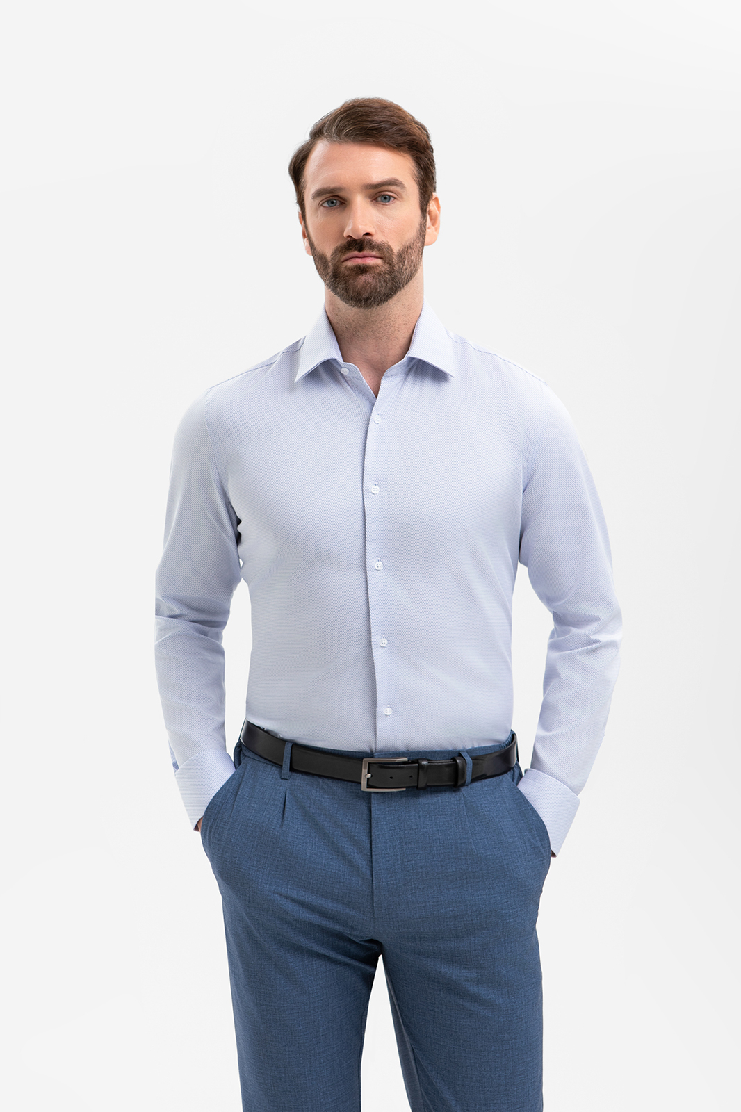 Сорочка из австрийской хлопковой ткани Getzner