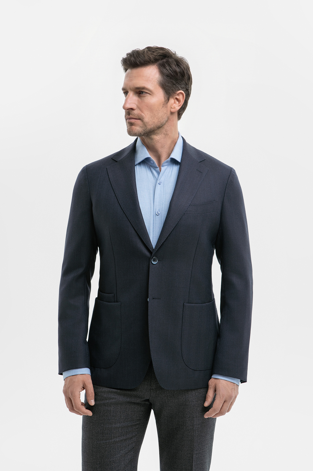 Пиджак из шерсти с возможностью машинной стирки