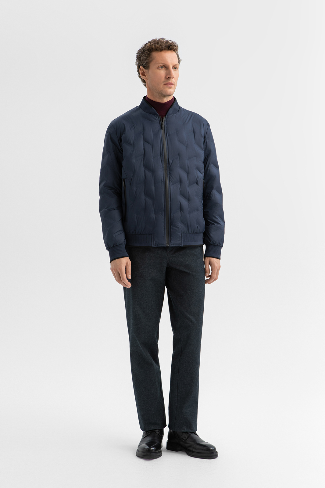 Пуховик короткий с водоотталкивающей обработкой