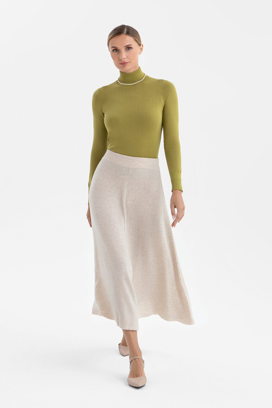 Юбка из шерсти и кашемира