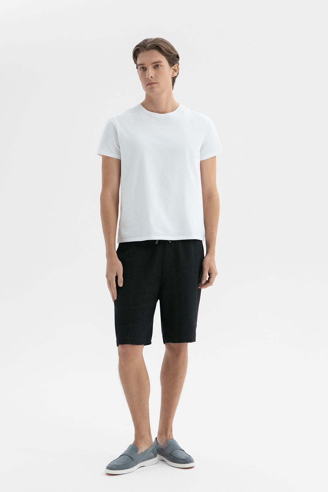 Шорты изо льна и хлопка, лимитированная коллекция