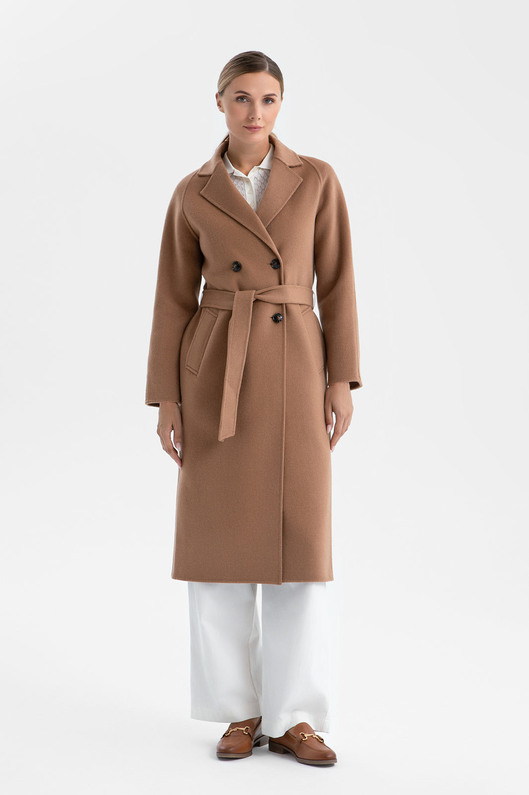 Пальто из смесовой шерсти с кашемиром