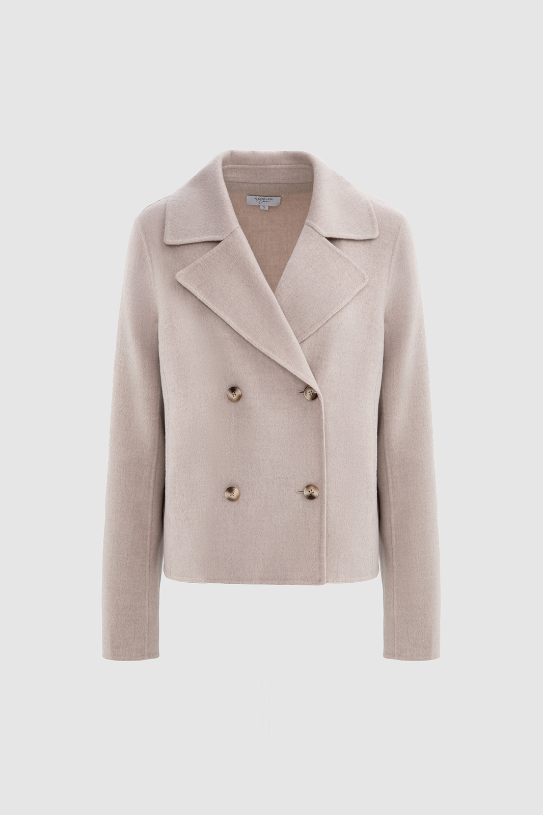 Полупальто-жакет из смесовой шерсти