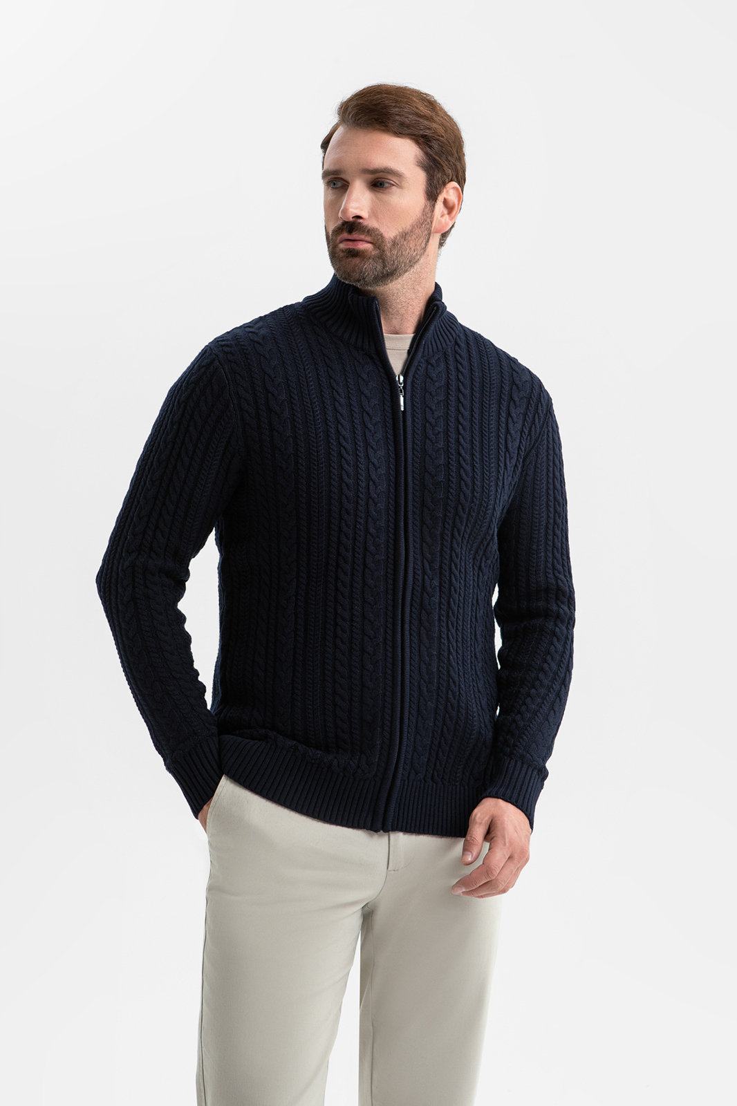 Кардиган из хлопка и кашемира