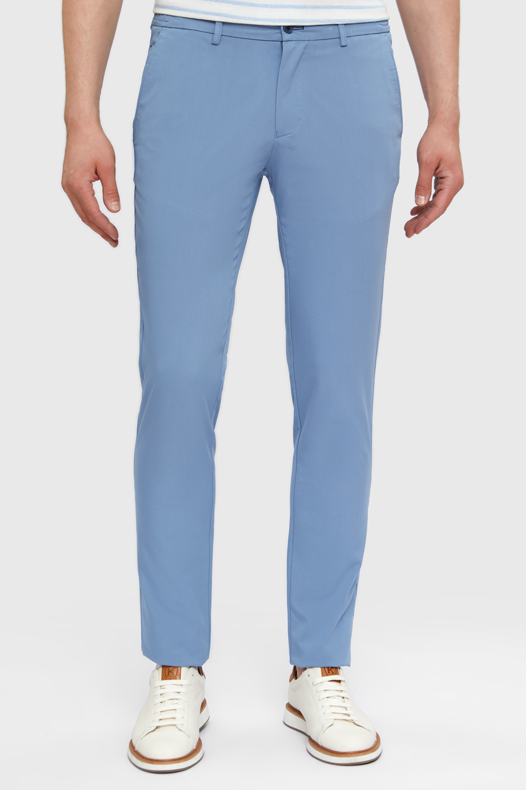 Kanzler Брюки чинос голубые брюки чинос kanzler размер 52 синий