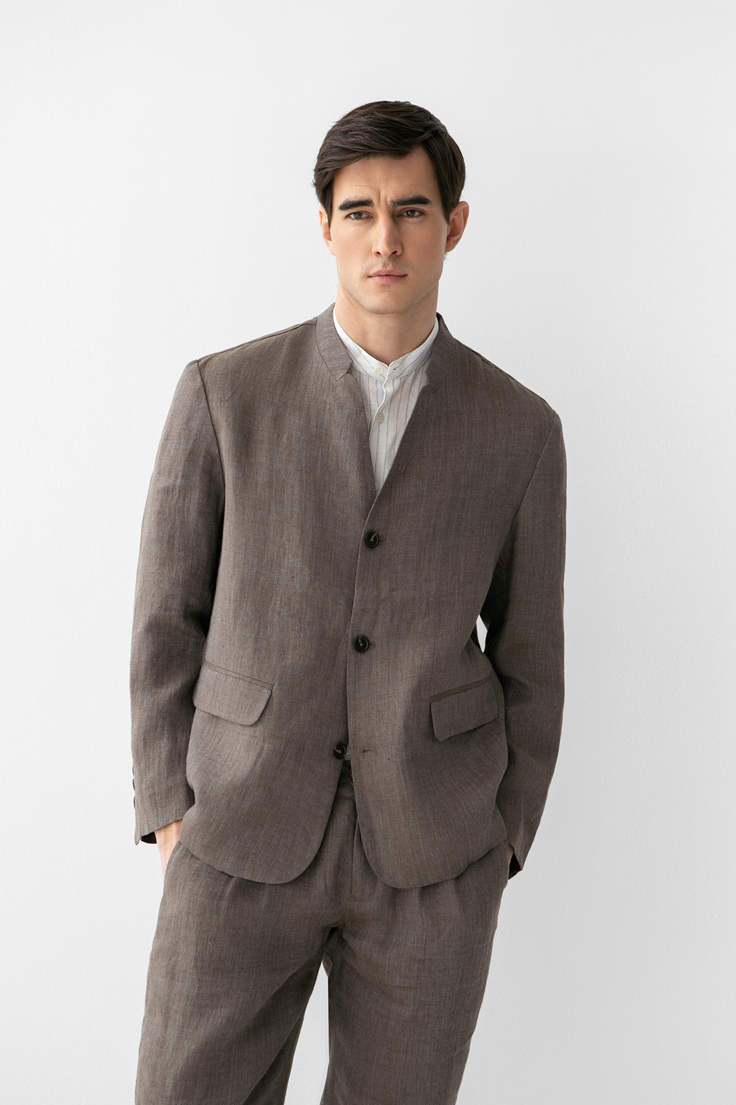 Пиджак изо льна