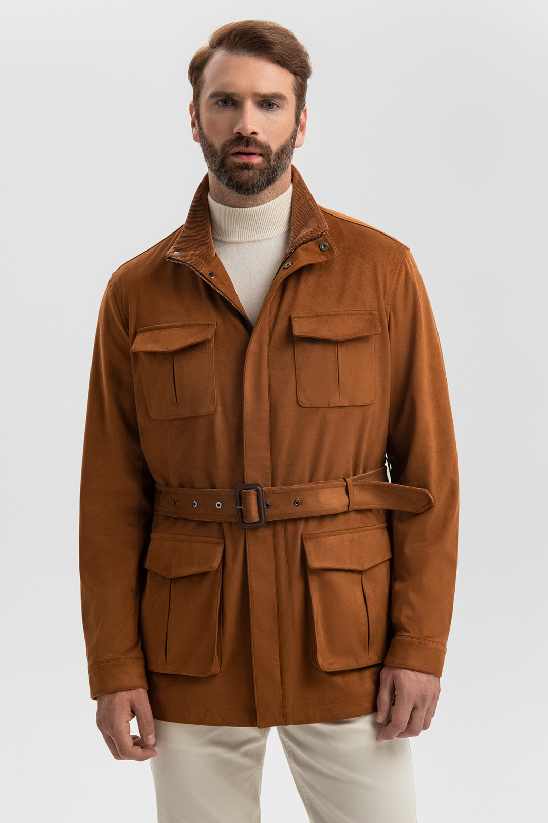 Куртка из алькантары