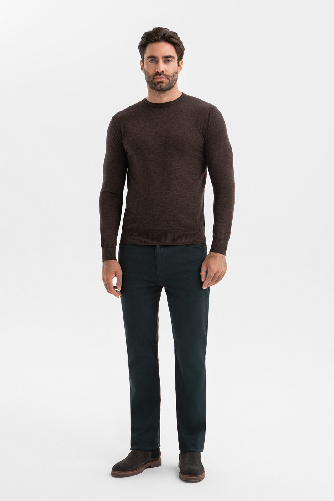 Брюки из хлопка и модала