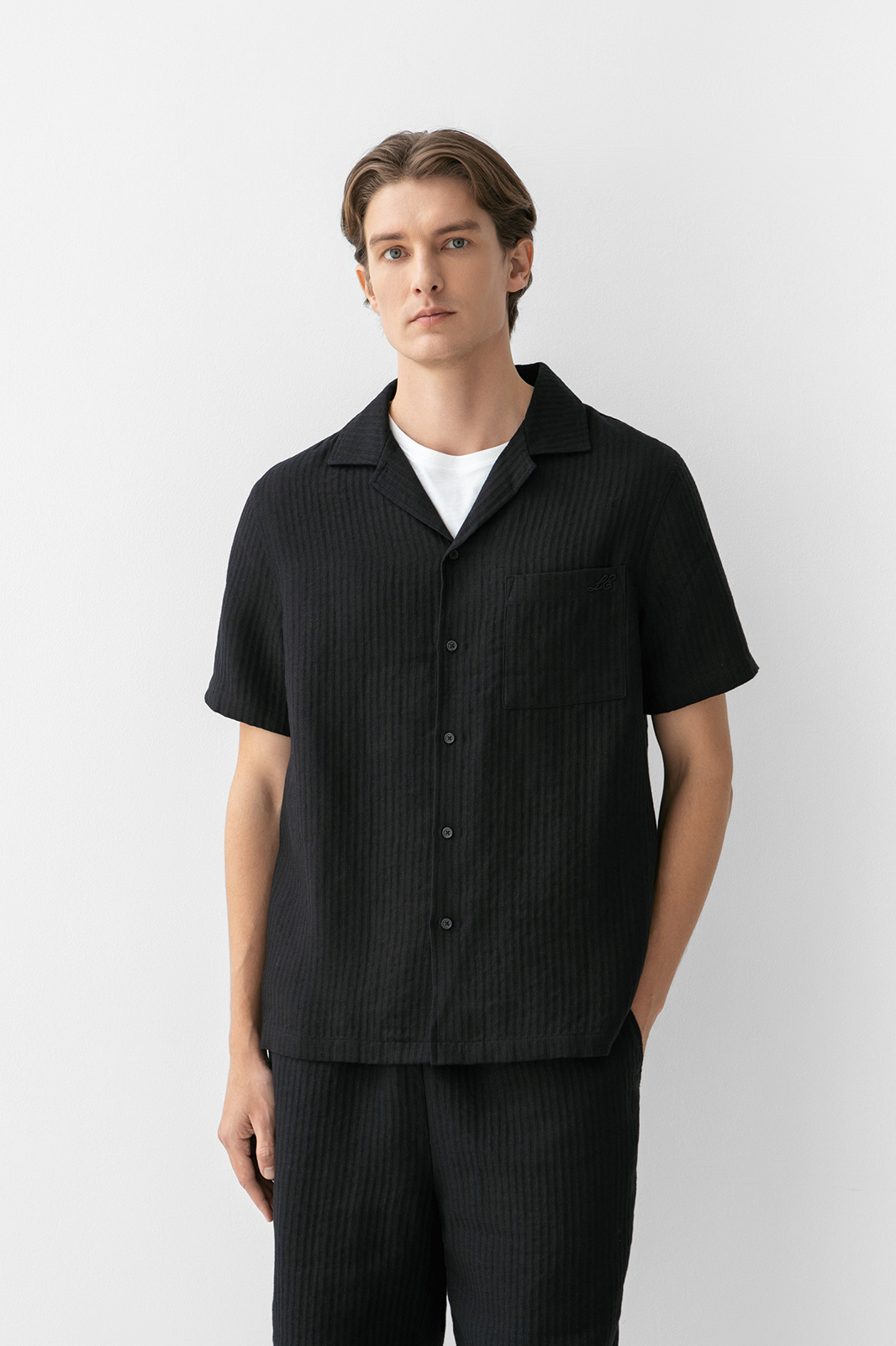 Рубашка изо льна и хлопка, лимитированная коллекция