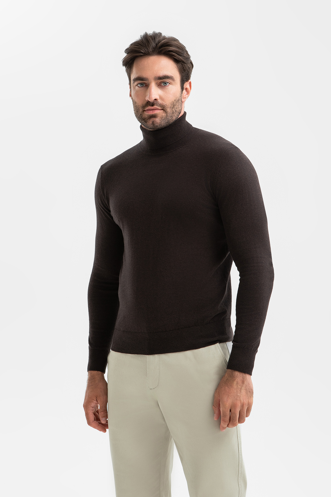 Водолазка из хлопка и кашемира