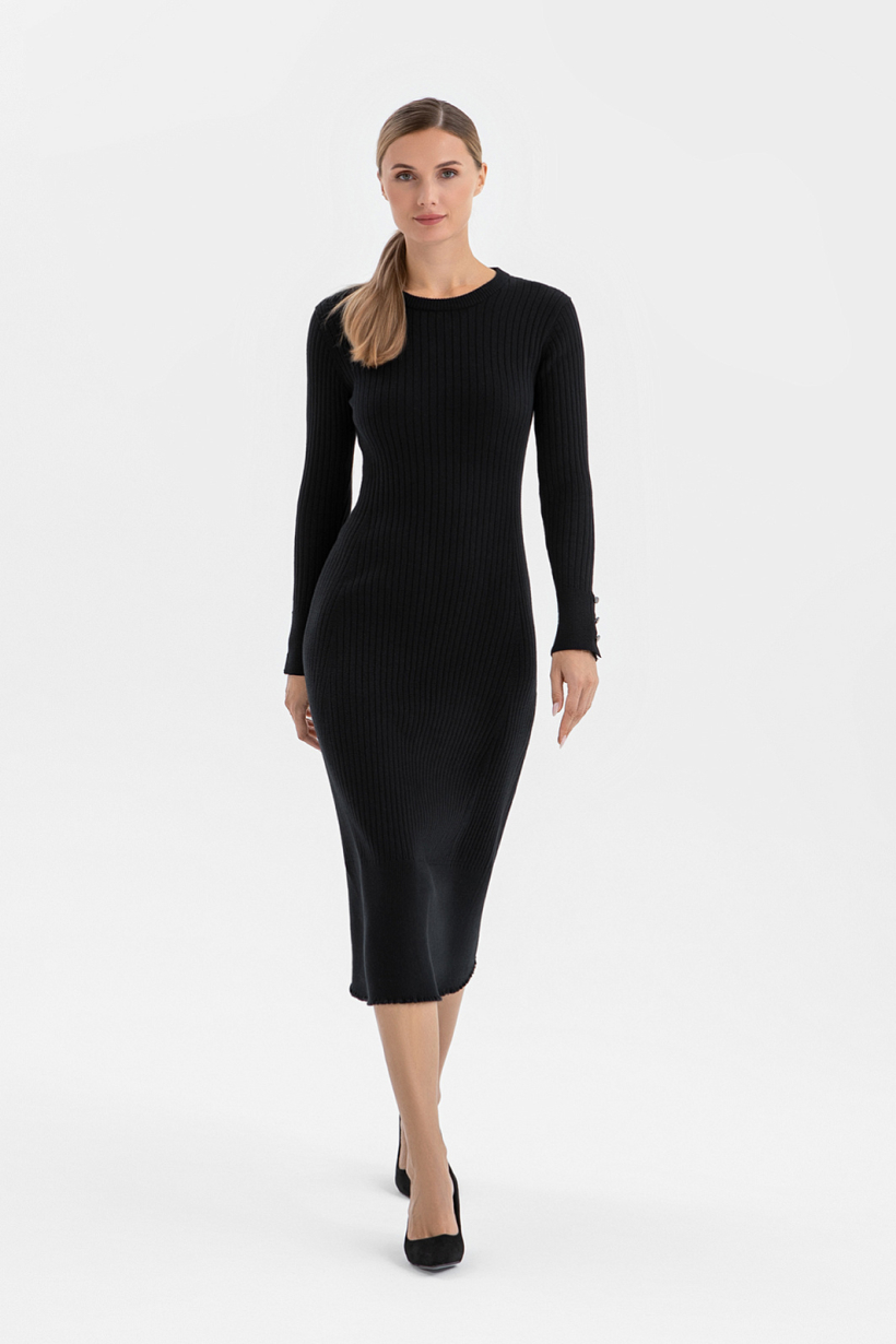 Платье из хлопка и кашемира