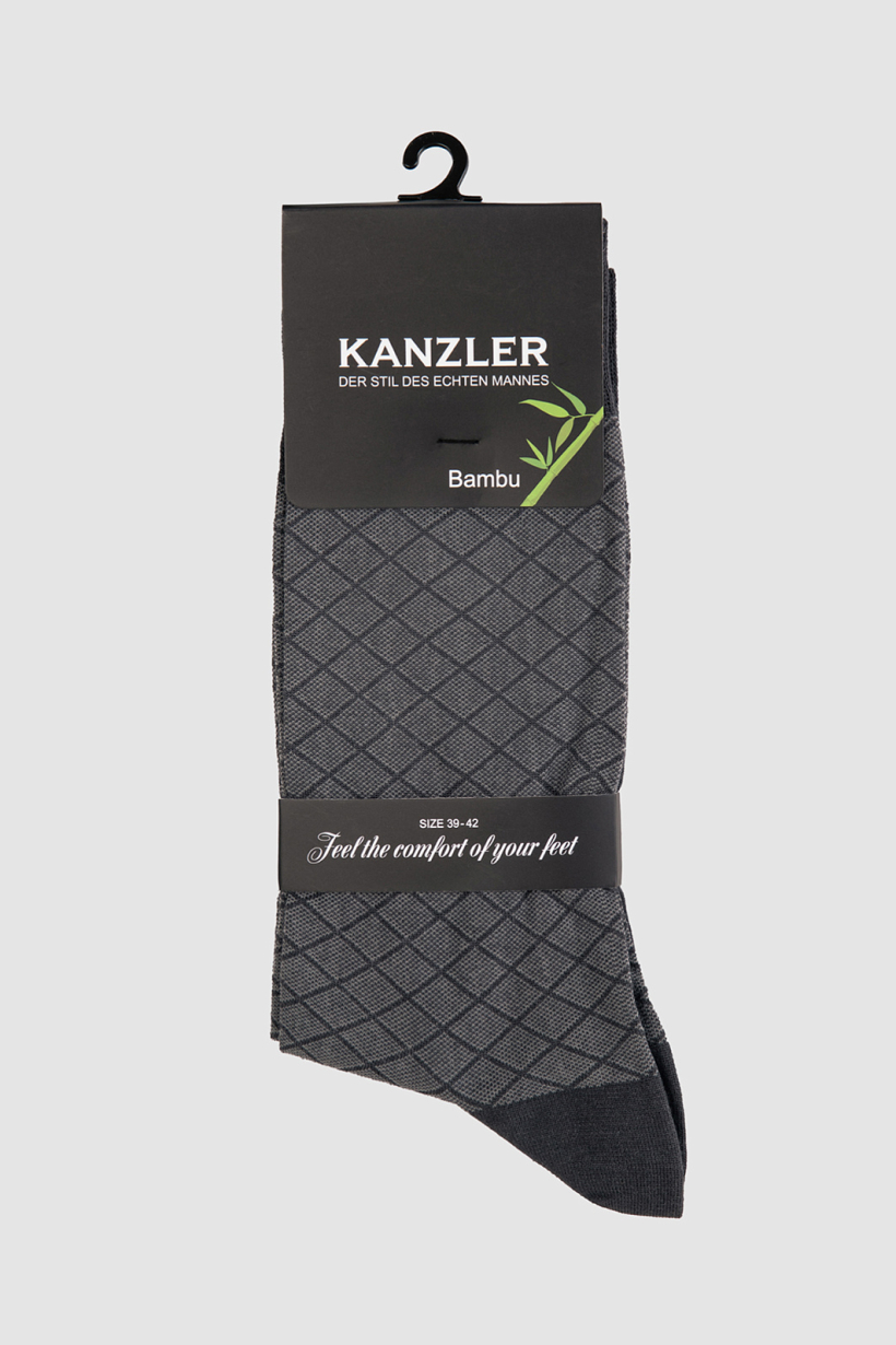 Серые носки из бамбука