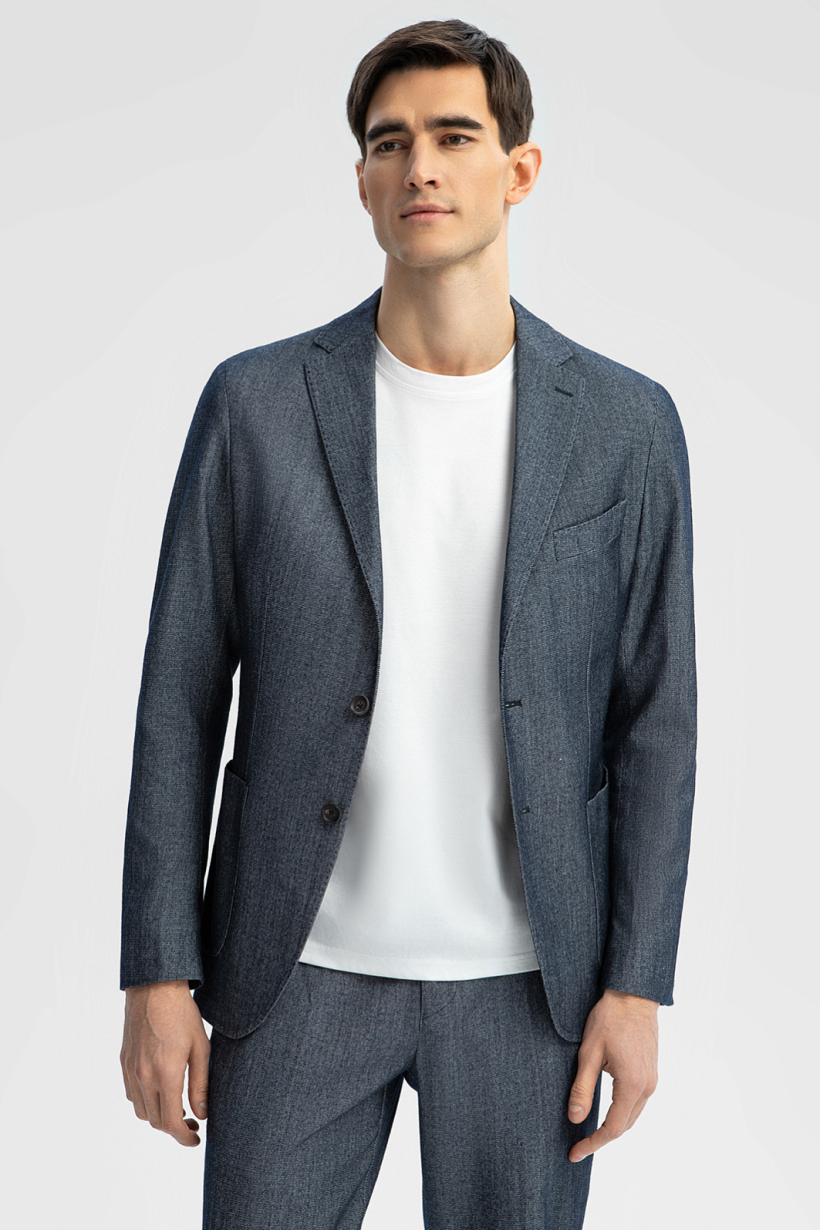 Пиджак Limited edition из хлопка и шерсти Lanificio TG di Fabio Пиджак Limited edition из хлопка и шерсти Lanificio TG di Fabio