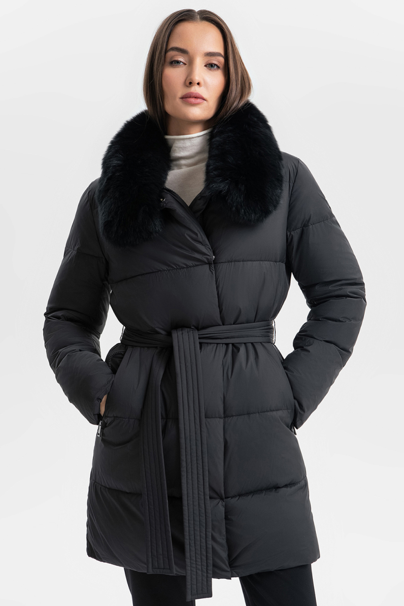 Пуховик с натуральным мехом Пуховик с натуральным мехом