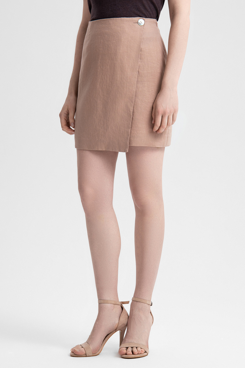 Юбка изо льна