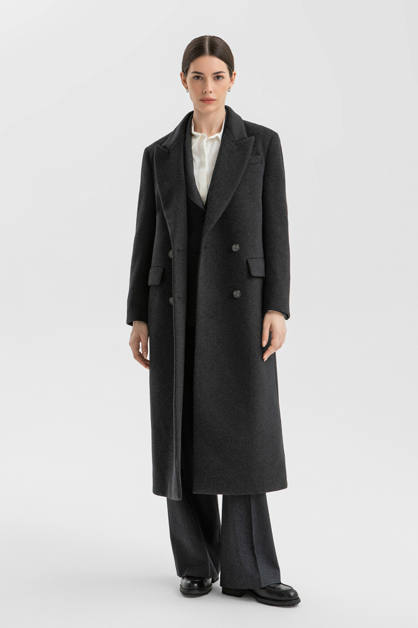 Пальто из смесовой шерсти