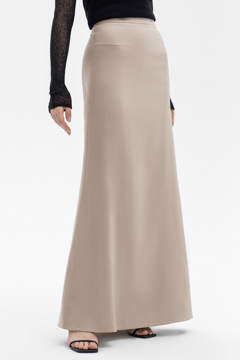 Юбка изо льна и тенсела