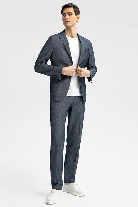 Костюм Limited edition из хлопка и шерсти Lanificio TG di Fabio, цвет 