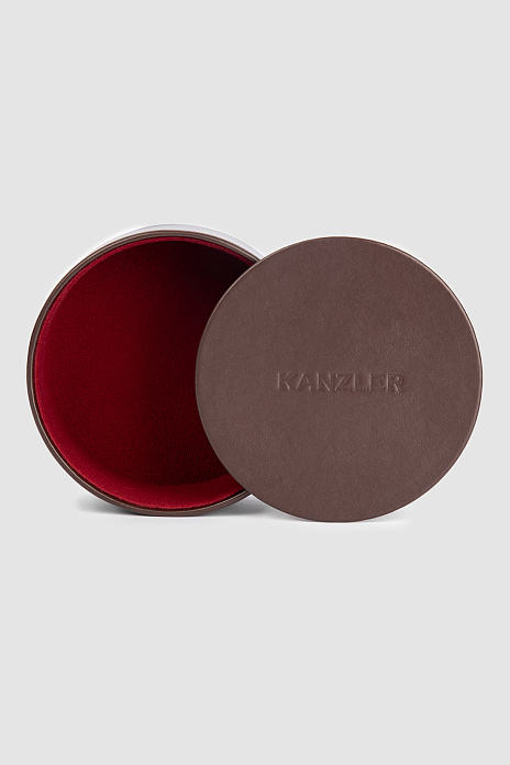 Подарочная коробка универсальная, круглая, цвет Коричневый