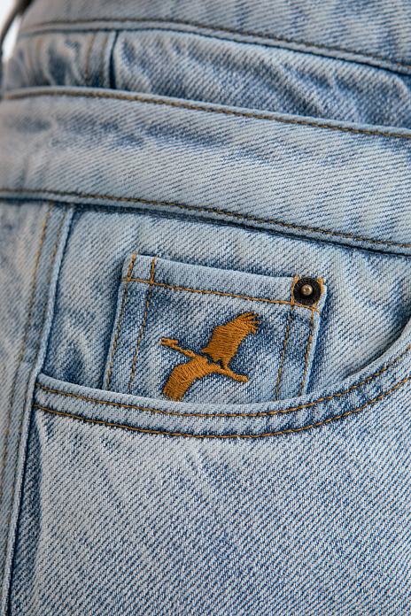 Джинсы, цвет Голубой