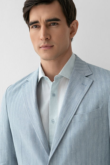 Костюм из хлопка, льна и вискозы, цвет 