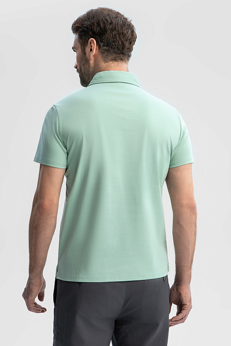 Поло из мерсеризованного хлопка, цвет Мятный