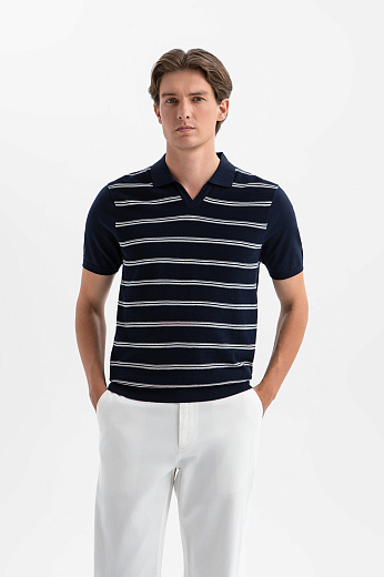 Поло из хлопка Пима