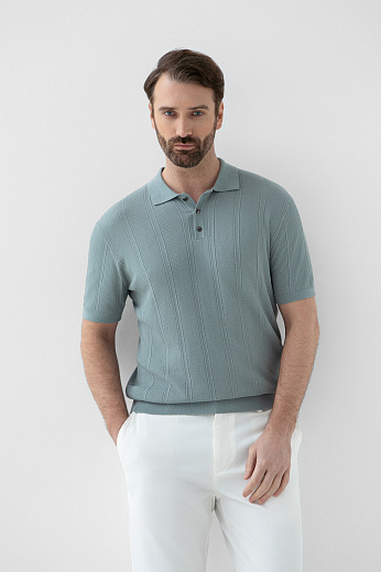 Поло из хлопка Пима