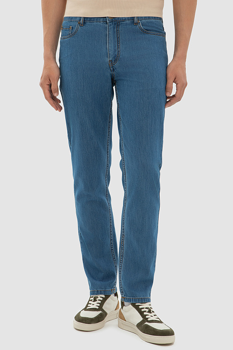 Джинсы, цвет Голубой