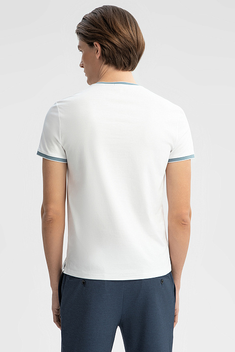 Футболка из мерсеризованного хлопка, цвет Белый