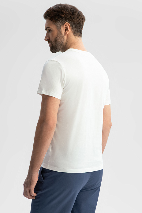 Футболка из хлопка, цвет Молочный