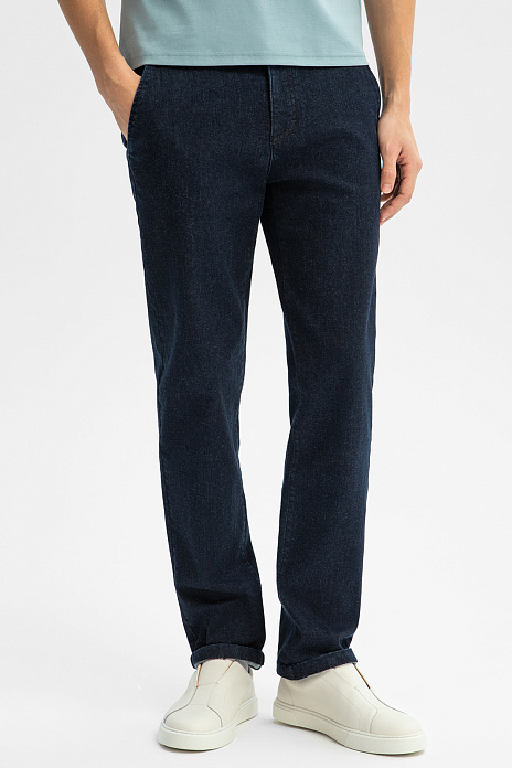 Джинсы, цвет Синий темный