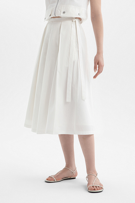 Юбка из хлопка, цвет Белый