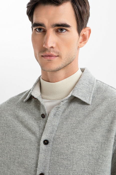 Сорочка Limited edition из шерсти, цвет Бежевый