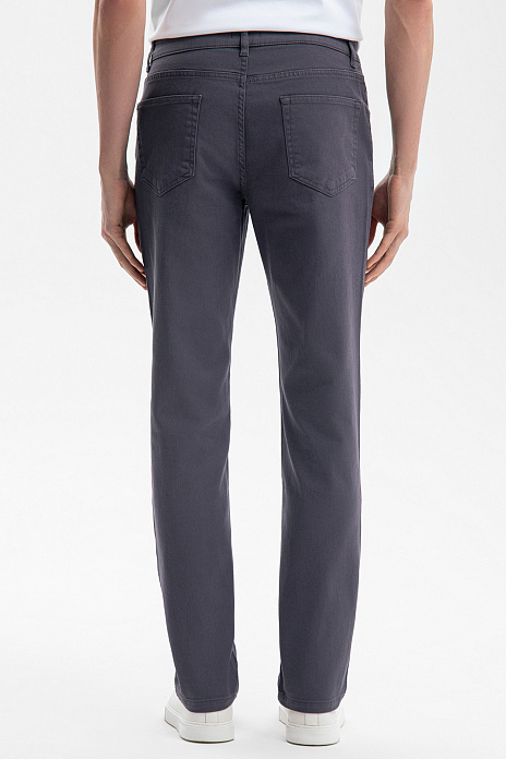 Брюки из хлопка, цвет Серый