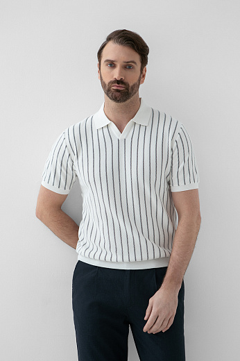 Поло из хлопка Пима