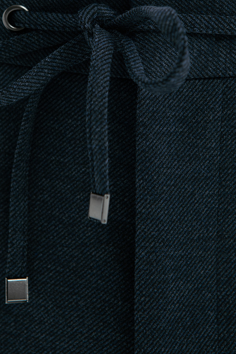 Брюки на кулиске, цвет Синий темный