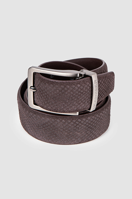 Ремень из натуральной кожи, цвет Коричневый