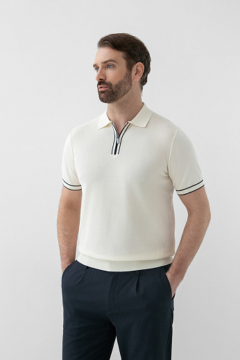 Поло из хлопка Пима