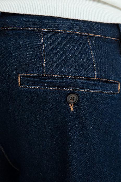 Джинсы, цвет Синий темный