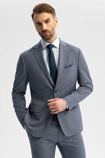 Пиджак из шерсти, устойчивой к сминанию