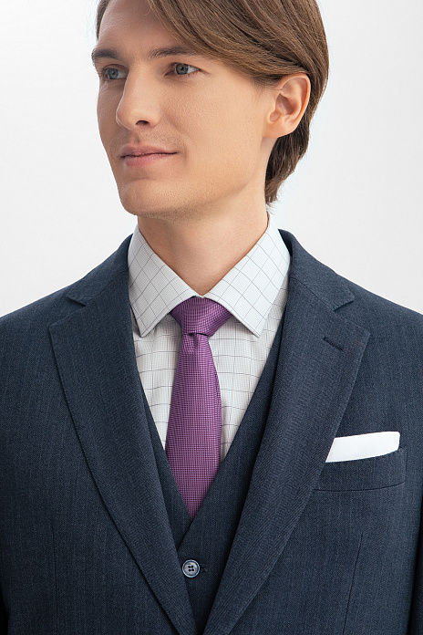 Пиджак однобортный, цвет Синий темный