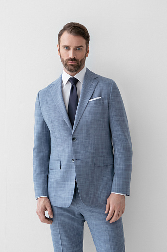 Пиджак из шерсти и шелка