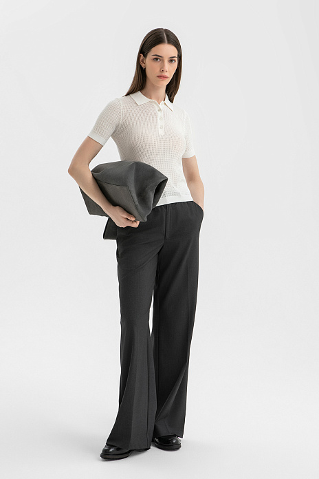 Брюки на кулиске, цвет Серый