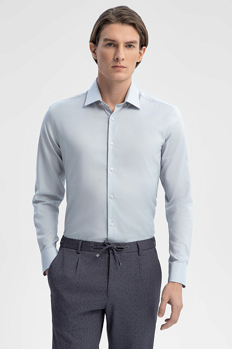 Сорочка из австрийской ткани Getzner, цвет Серый