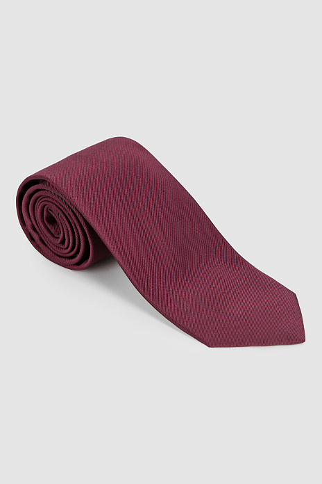 Галстук из шелка, цвет Бордовый